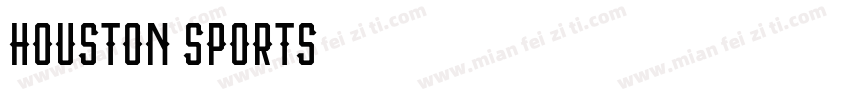 houston sports字体转换